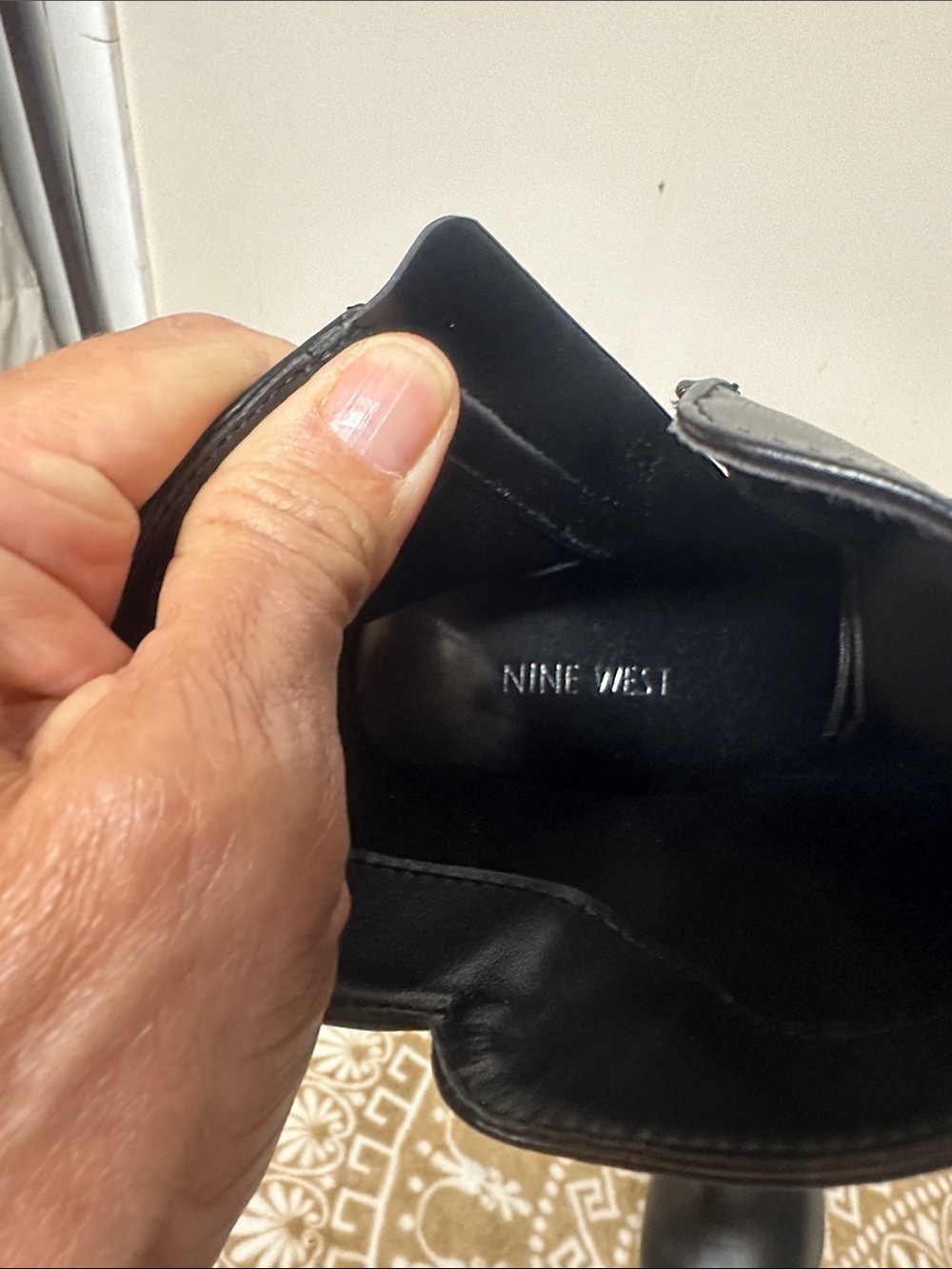 Nine West Black Pointed Toe Stiletto Ankle Booties - Picture 2 of 10